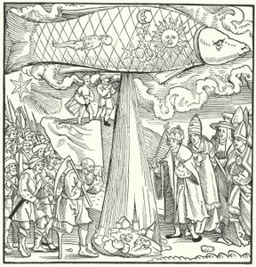 1524-1525年のドイツ農民戦争を予言する場面